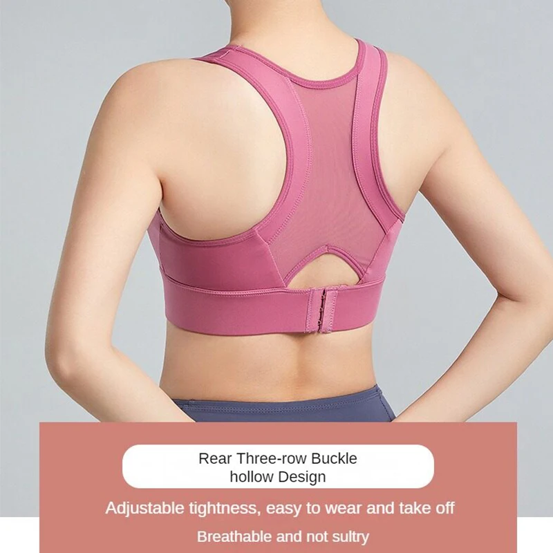 Seamless Sports Bra Top Gym Fitness Women Running Crop Tops Push Up Vest Female Workout Padded Yoga Bras Shockproof Activewear