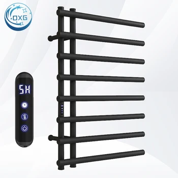 ราวแขวนผ้าเช็ดตัวไฟฟ้าสแตนเลสสตีลหรูหรา OXG ใช้สำหรับทำความร้อนและอบแห้งผ้าเช็ดตัว 1