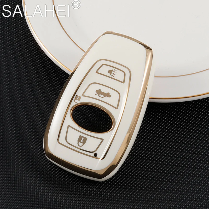 

Fashion TPU Car Key Case Full Cover For Subaru BRZ XV SV Forester Legacy Outback Crosstrek Impreza WRX Ascent Auto Accessories