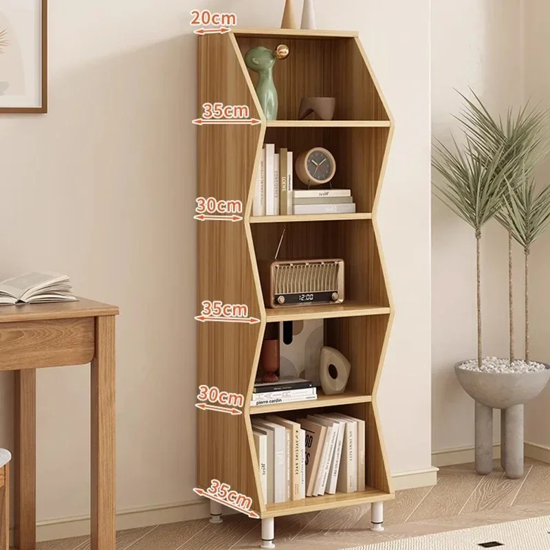 Library Book Shelves Storage Multi-purpose Shelf Rack Modern Furniture Living Room Display Stand Bookshelf Cabinets Librero