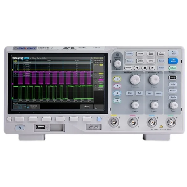 

SIGLENT SDS1104X-U Oscilloscope 4-channel 100MHz Bandwidth Sampling Rate 1GSa Oscilloscope