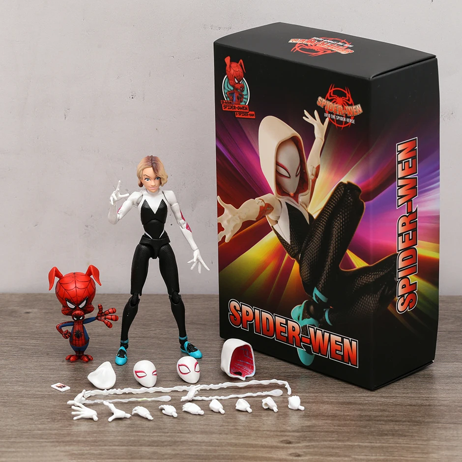 

Spider-Man Into the Spider-Verse SV Action Spider-Gwen Spider-Ham Marvel Figure