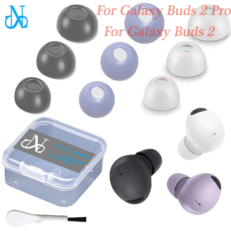 6pcs Memory Foam Tips For Samsung Galaxy Buds 2 Pro Eartips For Galaxy