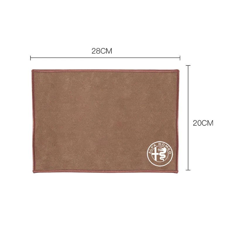 Luxurious Car Emblem Suede Microfiber Cleaning Towel