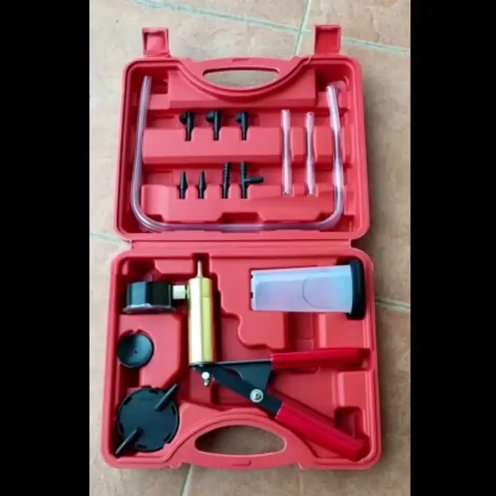 Vacuum Brake Bleeder Pump Kit 2 In 1 Handheld Vacuum Pump Tester - Foto 4