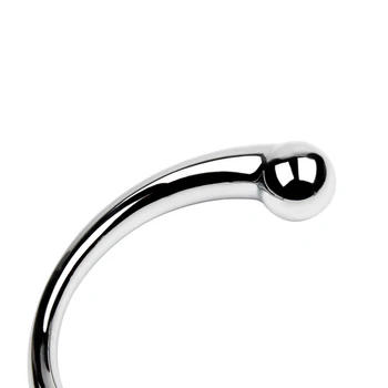 Double Ended Stainless Steel G Spot Wand Prostate Massage Stick Penis P Spot Stimulator Anal Dildo Plug Sex Toys for Men Women 4