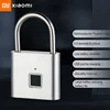 Xiaomi Fingerprint Padlock Smart USB Rechargeable Door Lock Waterproof Biometric Thumbprint Quick Unlock Zinc Alloy Door Padlock 1