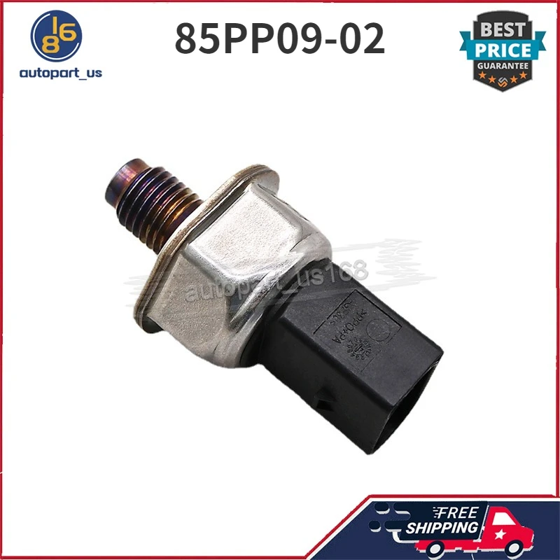 

1Pcs Fuel Rail High Pressure Sensor 85PP09-02 059130758E For Audi Volkswagen
