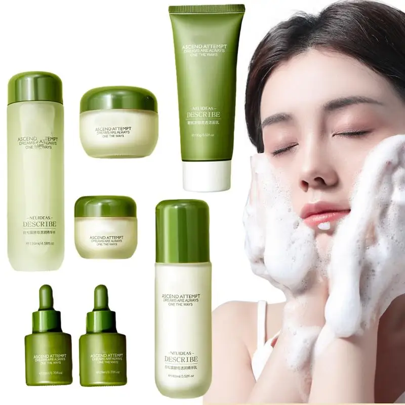 

Набор для ухода за кожей лица, натуральный увлажняющий уход за кожей, дорожный подарок, увлажняющие дрожжи с белыми трюфелями, набор для ухода за кожей, дорожные туалетные принадлежности