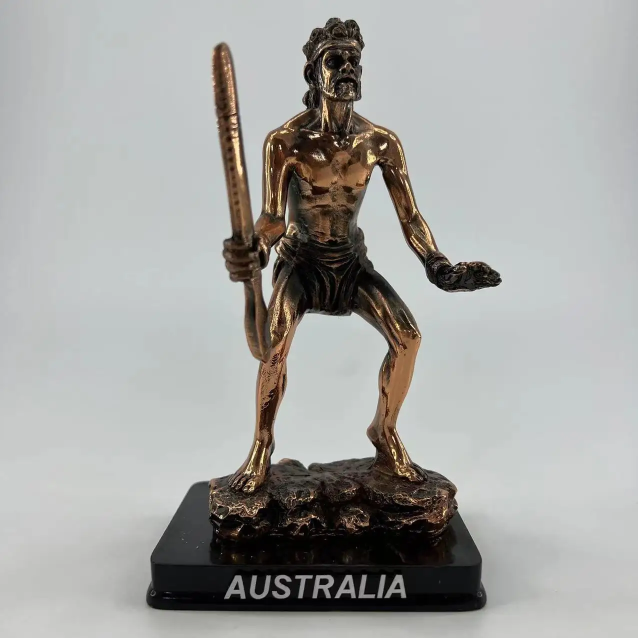 

Australian Aboriginal Ornament Tourist Dividend People Souvenirs Room Decoration Crafts Resin Handpainted Gifts
