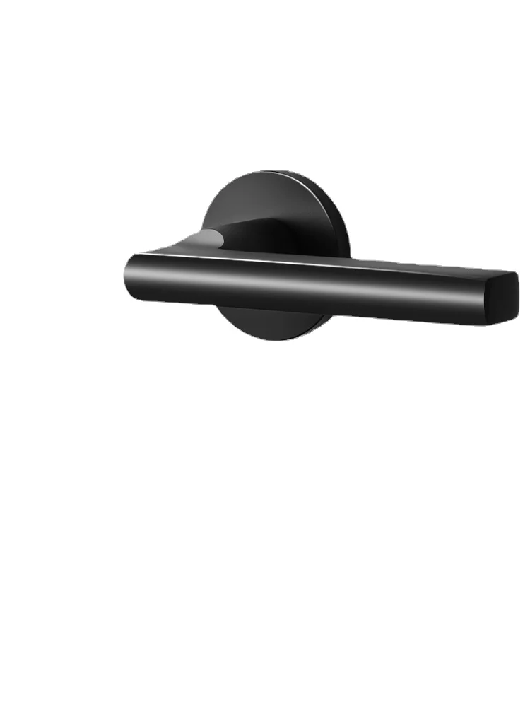 Yy Door Lock Mute Black Split Lock Household Solid Wood Door Handle Universal yy bedroom noiseless solid wood door lock universal door handle household handle lock