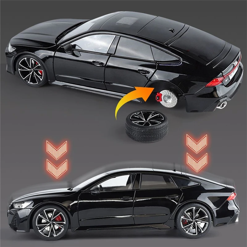 1:18 Key Remote Control Version AUDI RS7 Alloy Sports Car