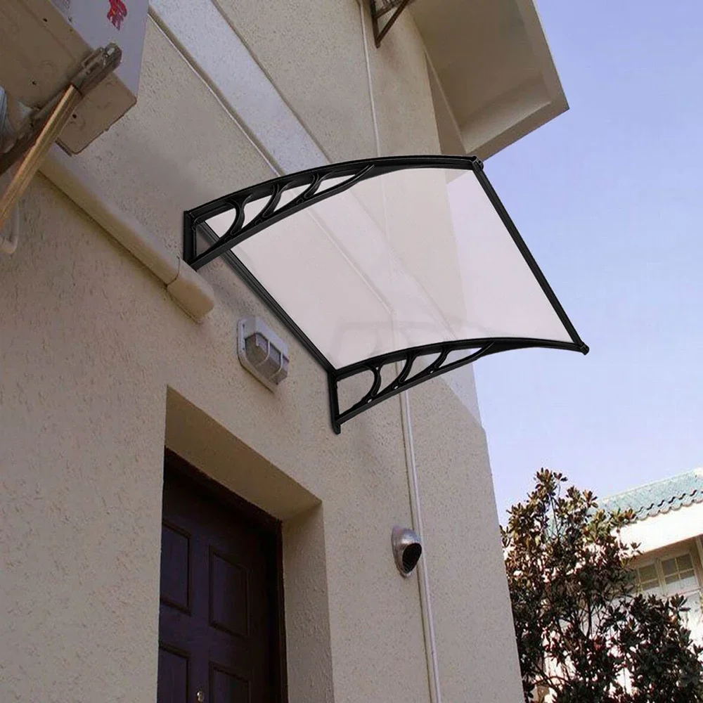 Front Door Window Anti UV 100x100cm Sun Shelter Rain Cover Ultralight Sunshade Gazebo Home DIY Outdoor Furniture Canopy