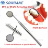 Dental Front Surface Mouth Mirror Reflector 85% or 99.2% Ultra Definition with Rohdium or Special Material Coated Autoclavable 1