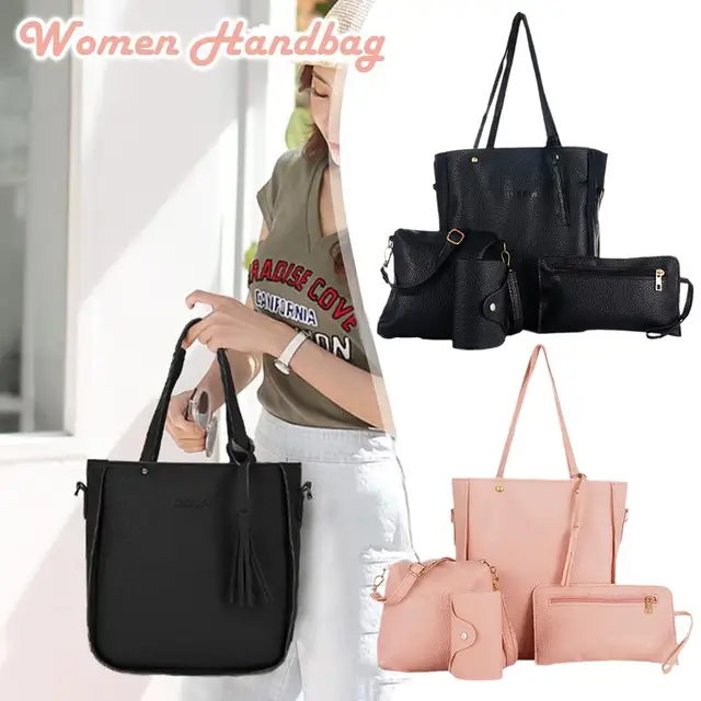 What is Jing Pin Handbag European Elegant Luxury Office Work Ladies Tote  Big Purses Large Capacity Tassel Female Travel Women Handbag