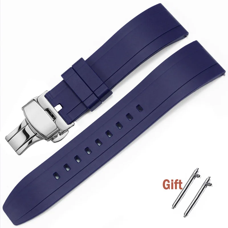 Premium Quick Release Rubber Watch Strap - High-Quality Silicone Band (20mm, 22mm, 24mm)