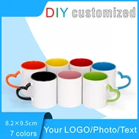 DIY Customized mugs 350ML 12oz Ceramic Mug Print Picture Photo LOGO Text Coffee Milk Cup Souvenir Tea Cups Dropshipping 5