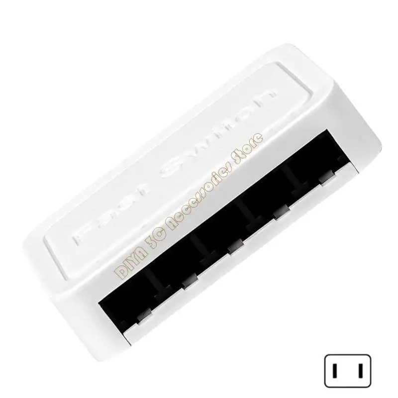 5 포트 1000Mbps 기가비트 네트워크 스위처 이더넷 스위처 RJ45 허브 분배기 N7YA