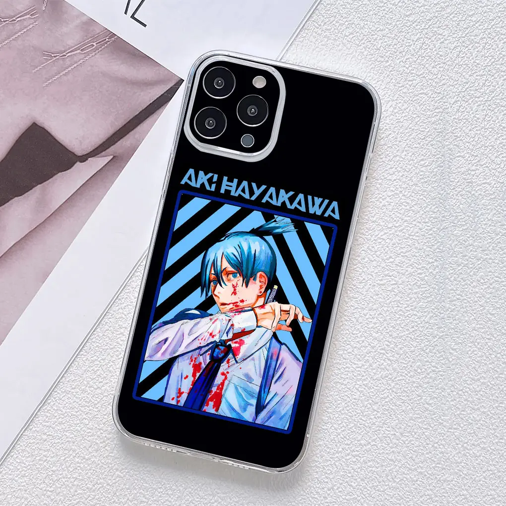 Chainsaw Man Gir Denji Makima Themed Phone Case Cover