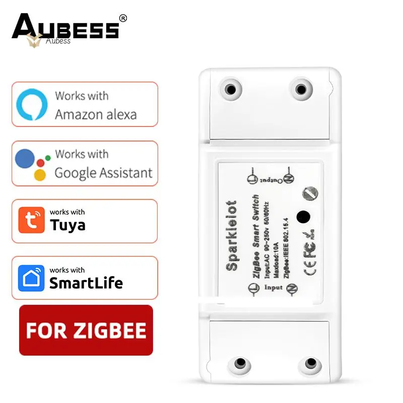

Умный Беспроводной Выключатель Zigbee3.0 для дома, универсальный выключатель с дистанционным управлением, работает с Alexa