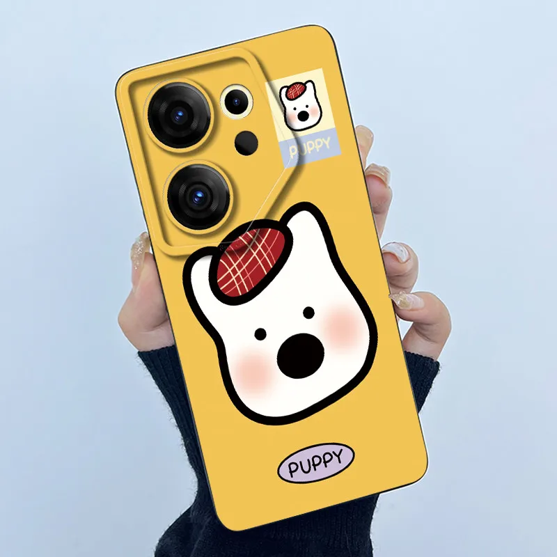 Cute Panda & Cats Silicone Soft Back Cover - Slim Anti-Scratch Protective Case