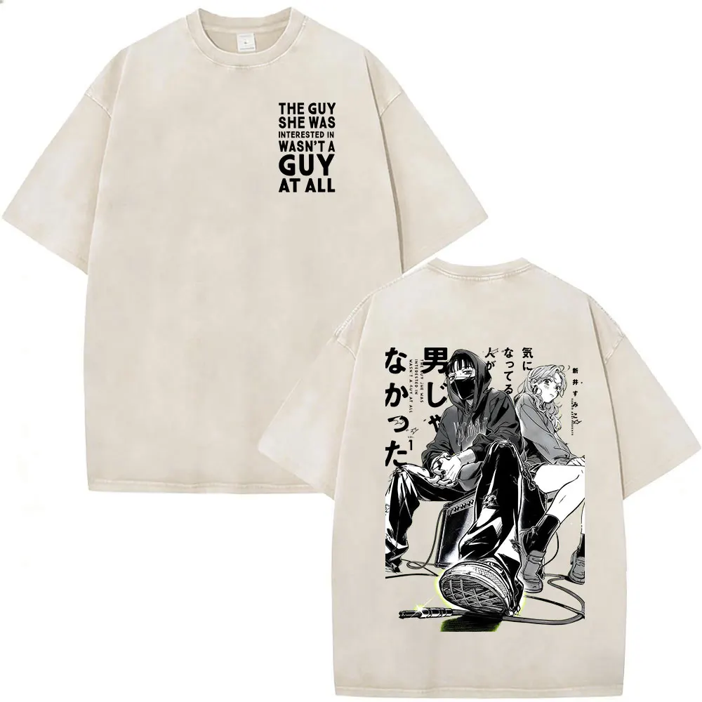 Vintage Washed Harajuku Cotton Casual T-Shirt - Unisex Clothing Top