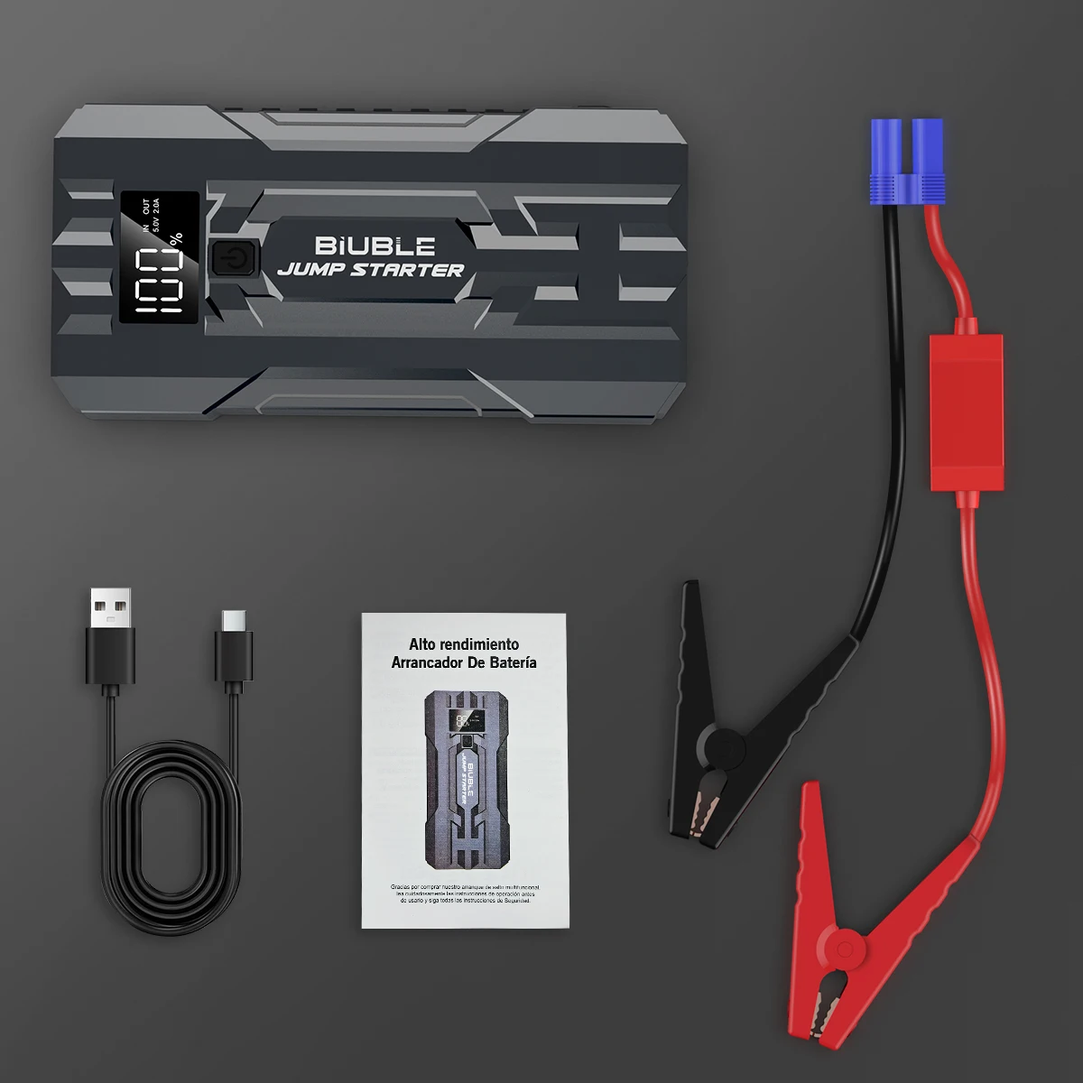 3000A 12V Charger External Battery Booster 20000mah Car Jump Starter Car Battery PD100W Fast Charging Portable Power Bank