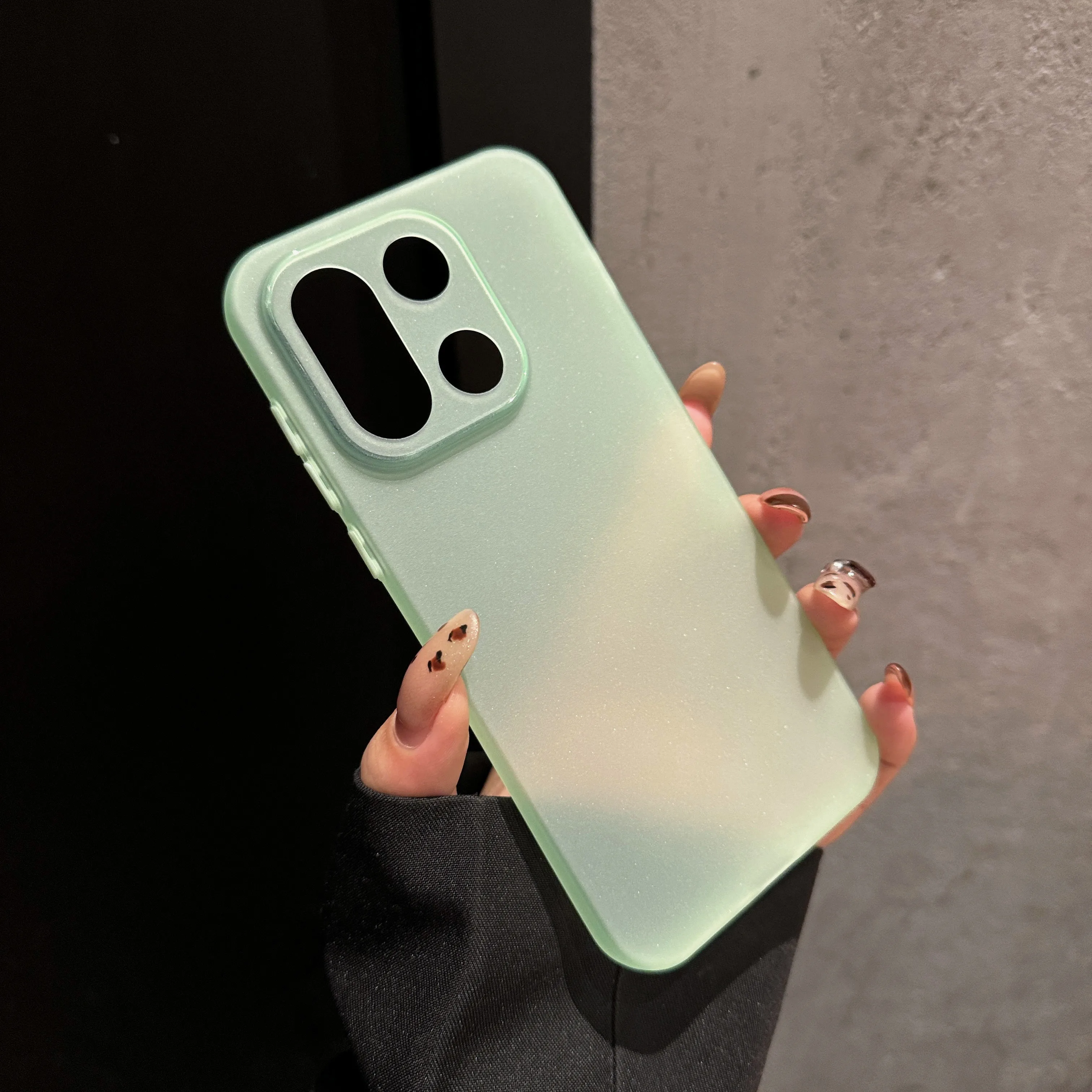 Ultra Thin Matte Silicone Protective Phone Case - Slim Frosted Translucent Soft Back Cover