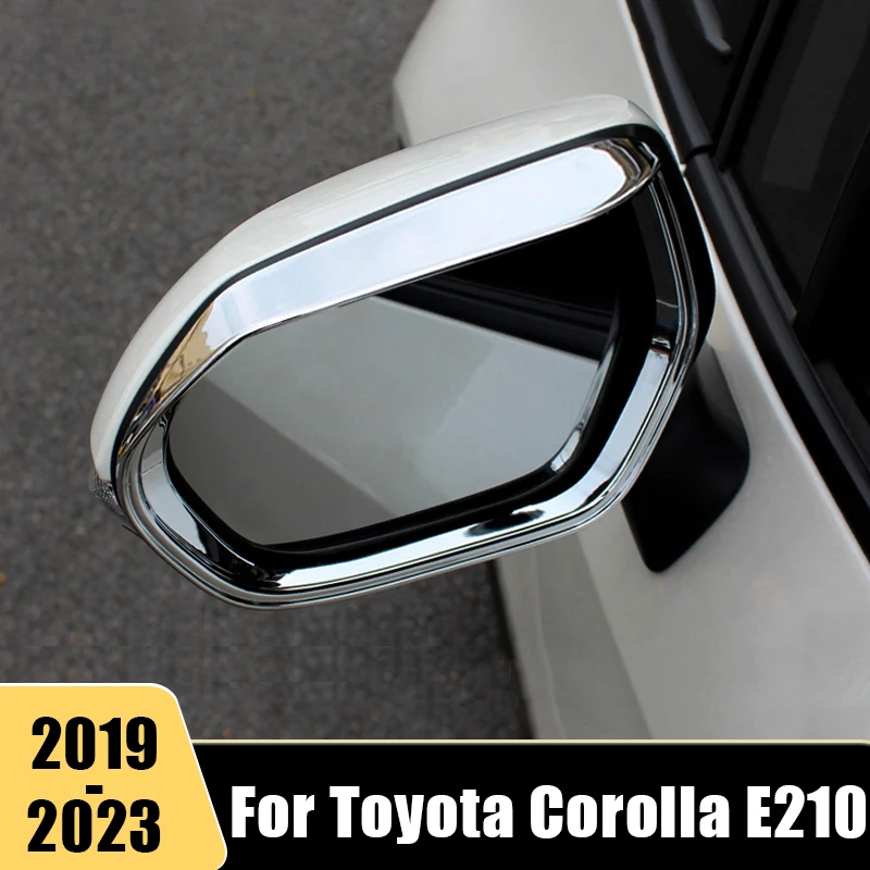 

Rearview Mirror Rain Eyebrow Protector For Toyota Corolla E210 2019 2020 2021 2022 2023 Hybrid Car Visor Shade Shield Stickers