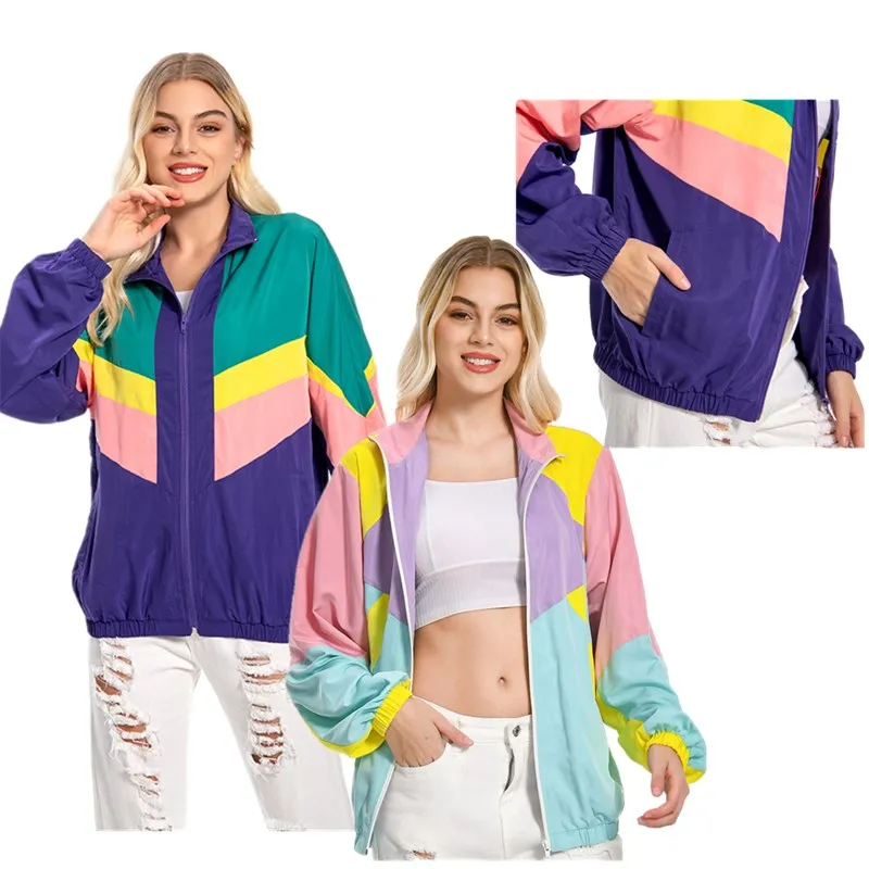 Traje Retro De Los 80 Para Mujer – Conjunto De 5 Piezas (body, Leggings, Accesorios) – Ideal Para Halloween O Fiestas