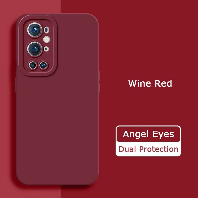 Square Liquid Silicone Angel Eyes Shockproof Soft Case - Durable Armor Phone Cover