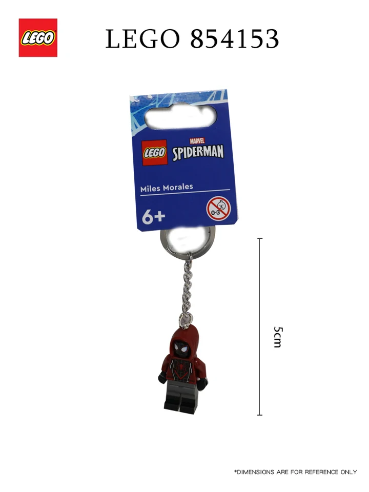LEGO 854153 Miles Morales Marvel Spiderman Keychain AliExpress