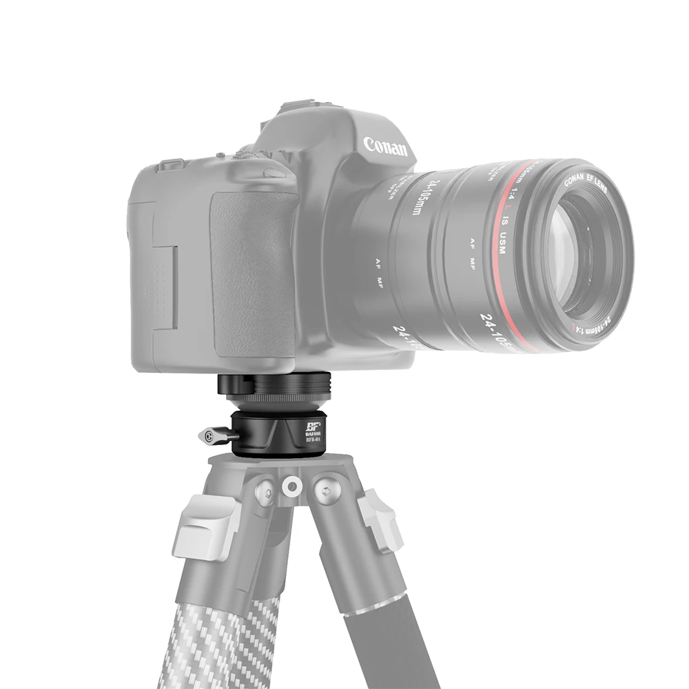BAFANG BFB-40A 3/8 Inch Screw bubble 360 degree swiss Tripod Leveling Base for tripod stand pan tilt DSLR camera photography