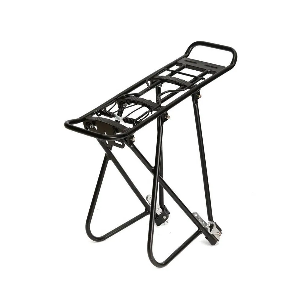 Road Bike Rear Back Seat Storage Rack Heavy Duty Aluminum Alloy Cargo
