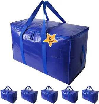 6-Pack Heavy Duty Storage Bags 1