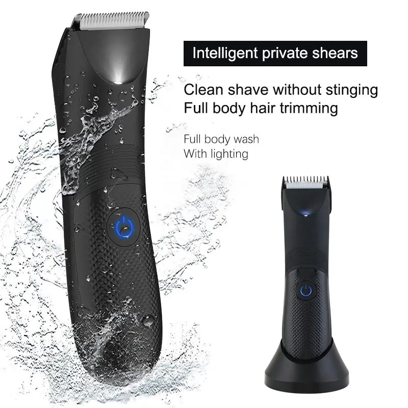 Men's Hair Removal Intimate Areas Places Trimmer Waterproof Haircut Razor Groin Epilator Bikini Safety Clipper Razor Shaver