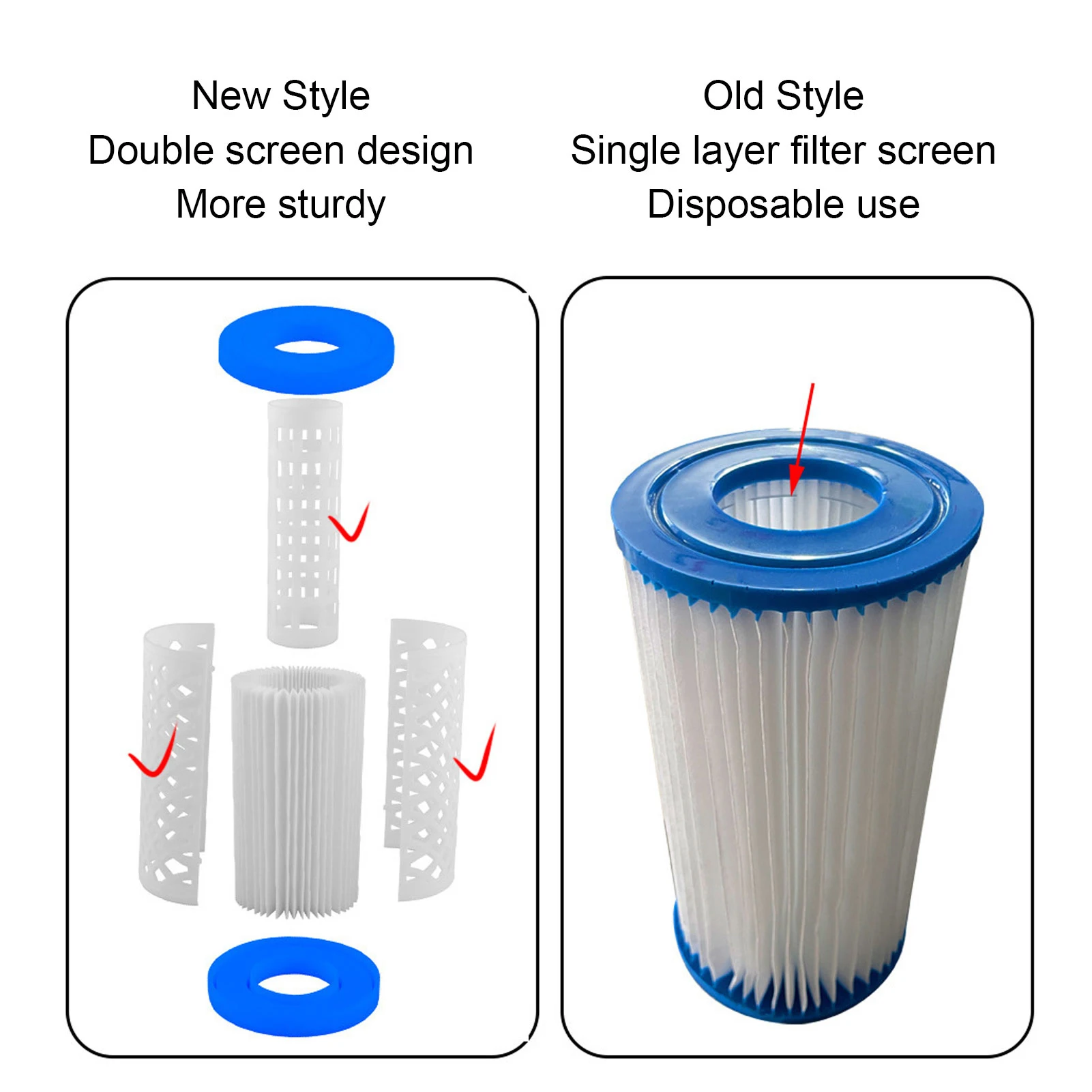 Swimming-Pool-Pump-Filter-Cartridge-Detachable-Replaceable-Reusable-Pool-Replacement-Filter-For-INTEX-TYPE-A-C.jpg Úszómedence Szivattyúszűrőszűrő -Kazetta Leszerelhető Cserélhető Újrafelhasználható Medence Csere Szűrő Az A Típusú C -Hez - Image 4