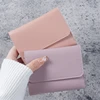 New Cute Wallets for Women Small Hasp Girl Credit Card Holder for PU Leather Coin Purse Female Wallet Short Purses for Women 1