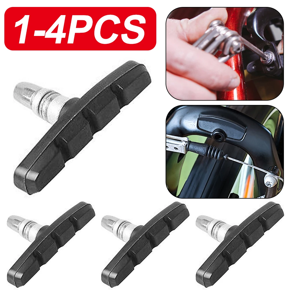 14pcsMTBMountainBikeBrakeBlocksRubberBicycleVbrakeShoesPads