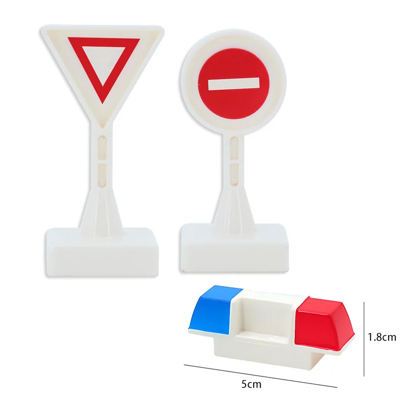 Deluxe Construction Traffic Machinery Building Blocks Set