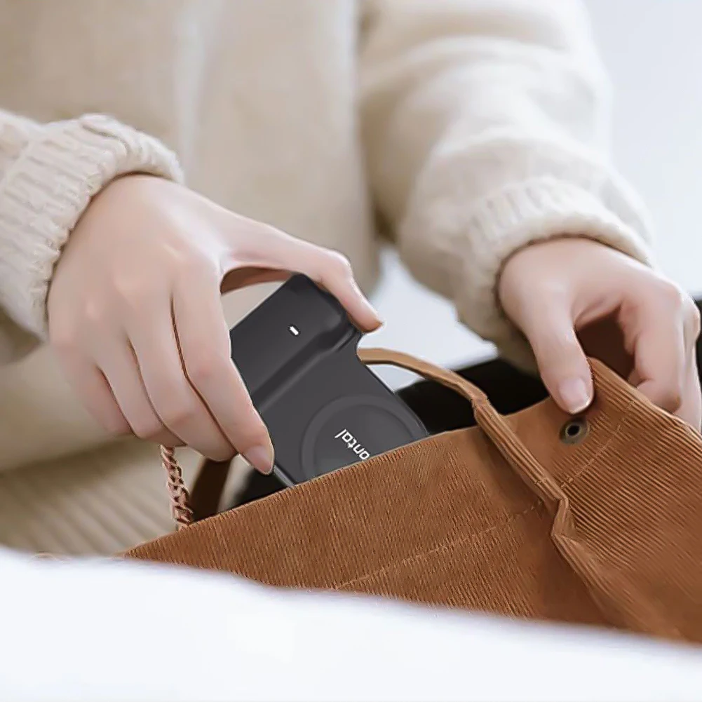 Magnetic Selfie Phone Tripod Mount Detachable Remote Shutter Bluetooth-Compatible Tripod Adapter Grip Holder Camera Handle