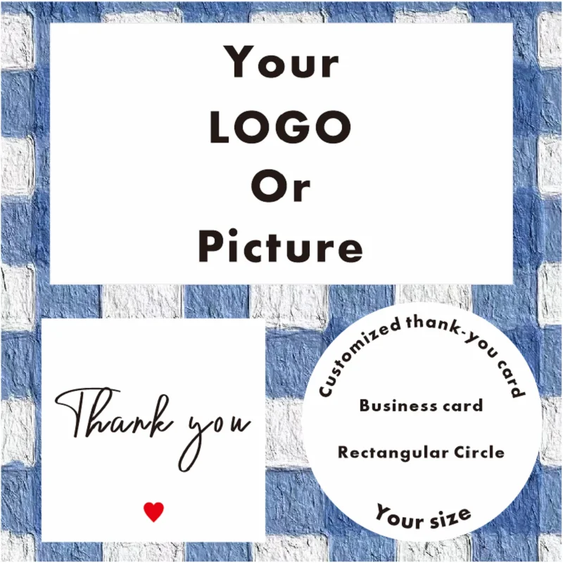 Thank You Cards business card Full color double-sided printing Gift decoration card Personalized Wedding invitation business cards custom cards mini greeting cards