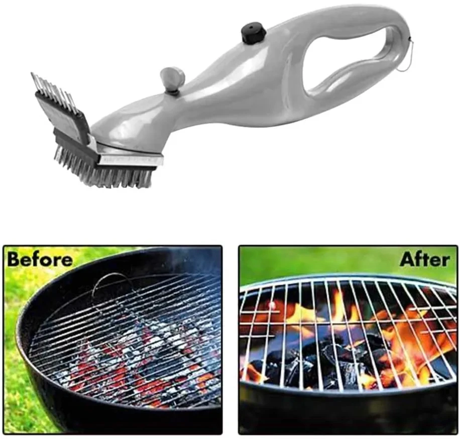 Barbecue Grill Outdoor Steam Cleaning Oil Brushes BBQ Cleaner Suitable For Charcoal Scraper Gas Accessories Cooking Kitchen Tool