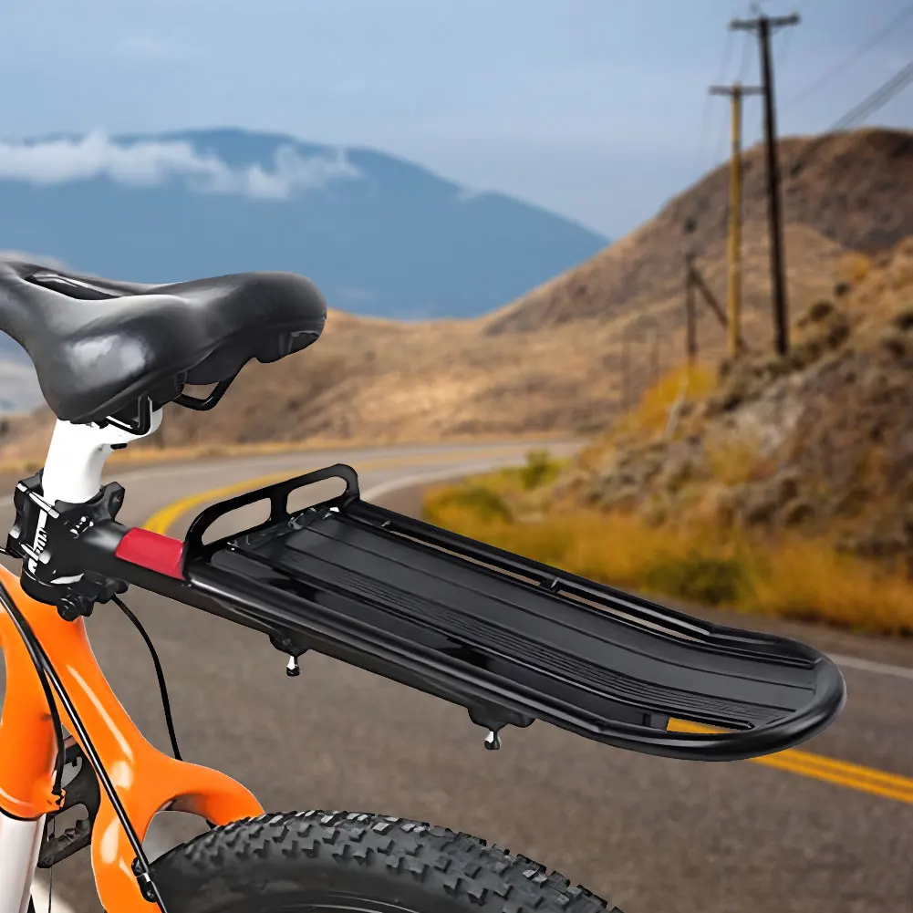 Adjustable Bicycle Cargo Rack Aluminum Alloy Cycling Cargo Rear Shelf Bike Frame Rear Seat Post Rack Cycling Accessories