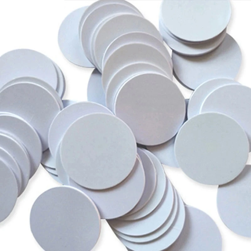 5/10pcs N-tag215 Coin TAG Key Round Tags Diameter 25 mm Self-adhesive Ultralight RFID Tags 2