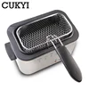 Household/Commercial Electric Frying Machine 1.5L Multifunctional Smokeless Deep fryers French Fries Maker Constant temperature 3