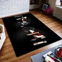 Door Mat Anti-Slip Kitchen Bedroom Handmade A-Akatsuki Anime Tufted Rug Carpet Living Room N-Narutos Entrance Decoration 2