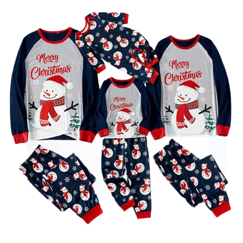 thumbnail image 2 of Pijamas navideños 2025 para familia, adultos, padres, madres, niños, bebés, conjunto de pantalones a juego, pijamas con aspecto navideño, ropa para el hogar, 2 of 5