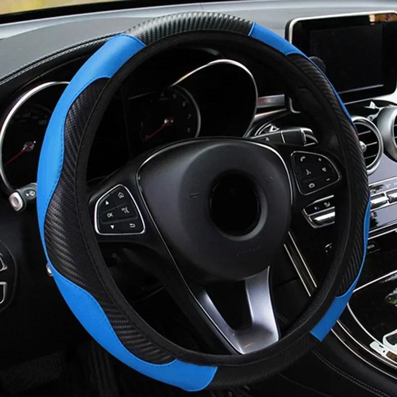 38CM Car Steering Wheel Cover Elastic Style Suitable For 37-38CM Diameter steering wheel cover