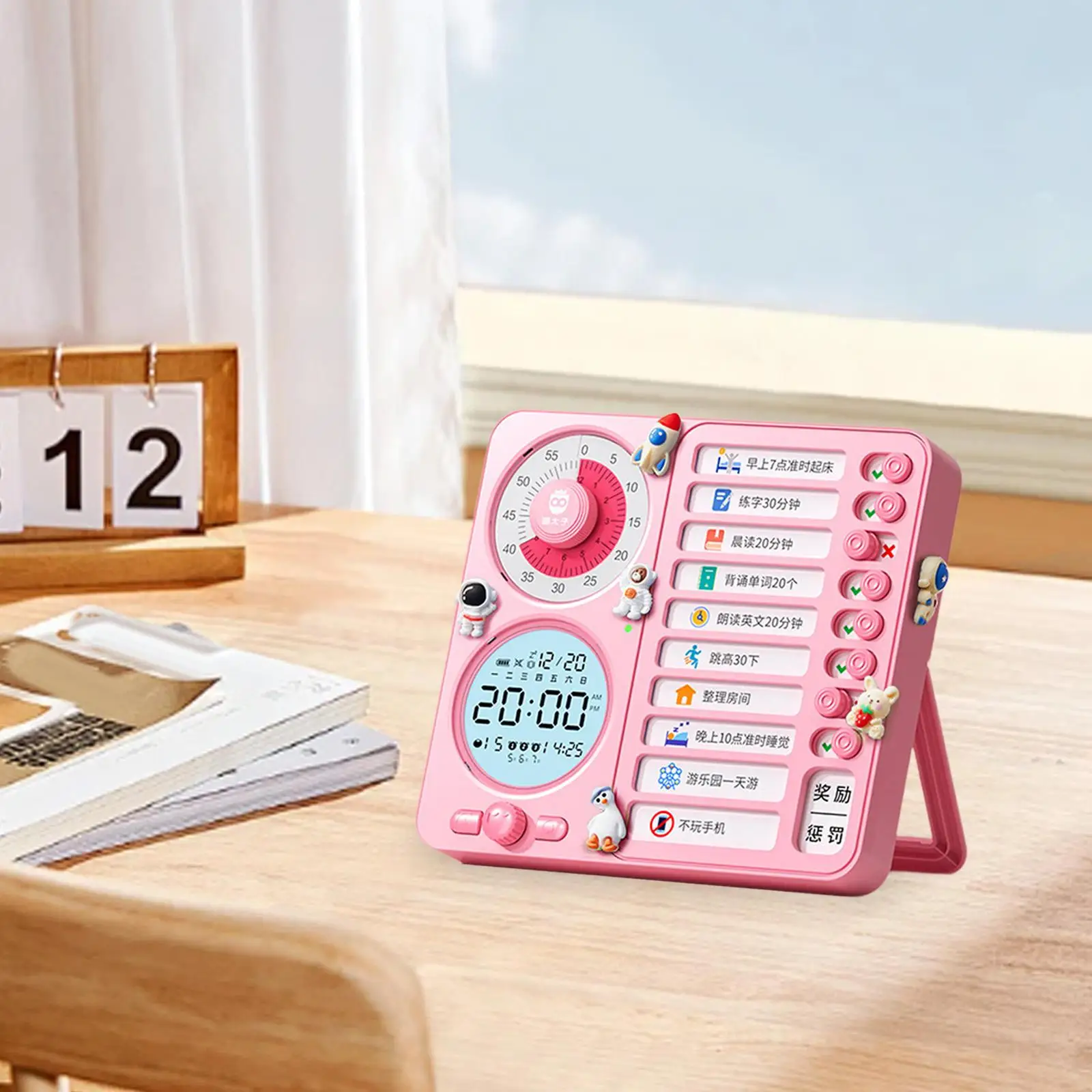 Visual Timer Schedule Board Checklist for Efficient Task Management Notes